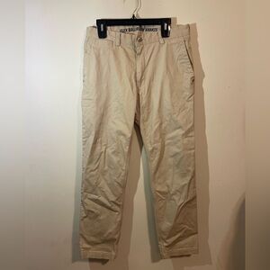 Duluth Trading Mens Pants 32 x 30 slim‎ Fit Flex Ballroom Khakis tan side pocket
